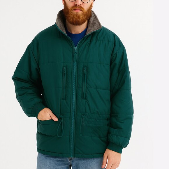 Vintage American Eagle puffer jacket Made in Hong Kong - Picture 1 of 8